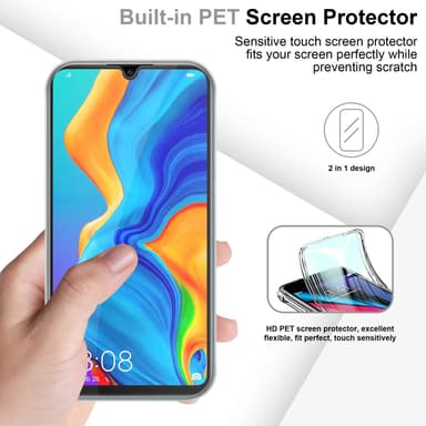 Huawei P30 LITE Suojakuori Case Cover (Läpinäkyvä)