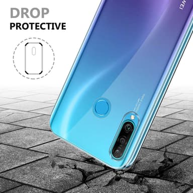 Huawei P30 LITE Suojakuori Case Cover (Läpinäkyvä)