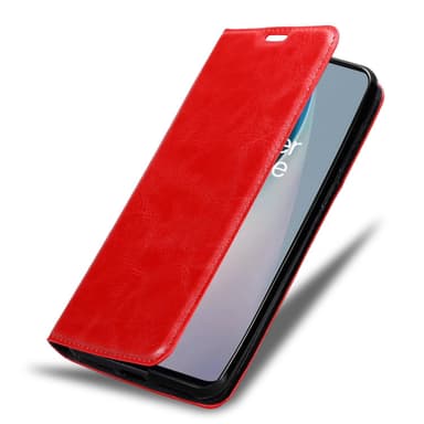 OnePlus Nord N100 Suojakuori Lompakkokotelo (Punainen)