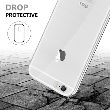 iPhone 6 PLUS / 6S PLUS Suojakuori Cover (Läpinäkyvä)