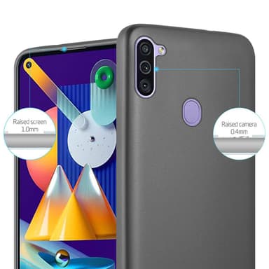 Samsung Galaxy A11 / M11 Suojakuori Kotelo (harmaa)