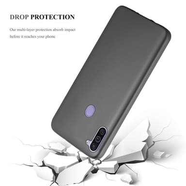 Samsung Galaxy A11 / M11 Suojakuori Kotelo (harmaa)