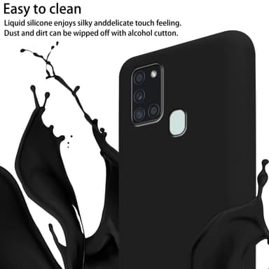 Suojakuori Samsung Galaxy A21s Kotelo (Musta)