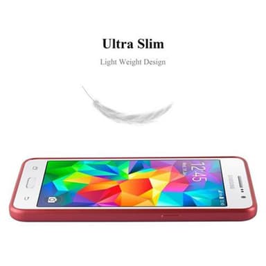Samsung Galaxy GRAND PRIME Suojakuori Kotelo (Punainen)