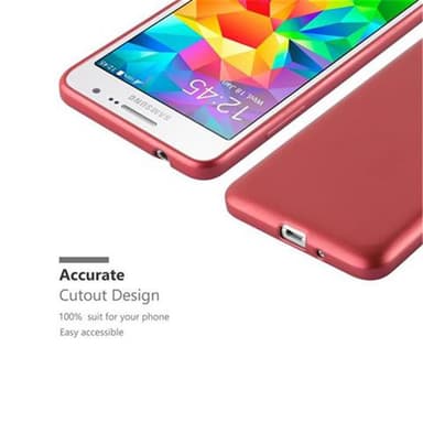 Samsung Galaxy GRAND PRIME Suojakuori Kotelo (Punainen)