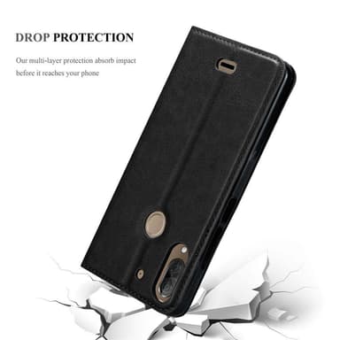 WIKO VIEW 2 PLUS Suojakuori Lompakkokotelo (Musta)