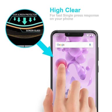 WIKO VIEW 2 GO Näytönsuoja Karkaistu lasi Suojakalvo