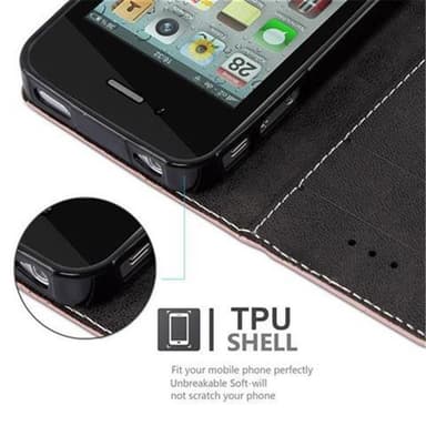 iPhone 4 / 4S Suojakuori Case (Vaaleanpunainen)