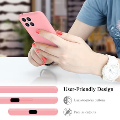 Honor X8 Suojakuori Kotelo Case (Vaaleanpunainen)
