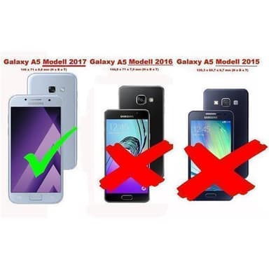 Samsung Galaxy A5 2017 Suojakuori Lompakkokotelo