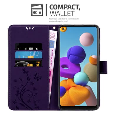 Samsung Galaxy A21s Suojakuori Lompakkokotelo