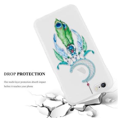 iPhone 6 / 6S Suojakuori Kuoret (Valkoinen)