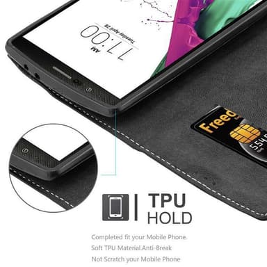 LG G4 / G4 PLUS Suojakuori Case (Musta)