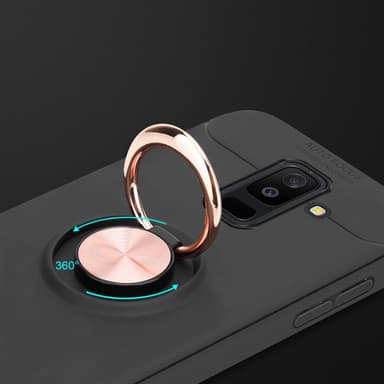 Samsung Galaxy A6 PLUS 2018 Suojakuori Kotelo (Musta)