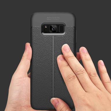 Samsung Galaxy S8 PLUS Suojakuori Cover (Musta)
