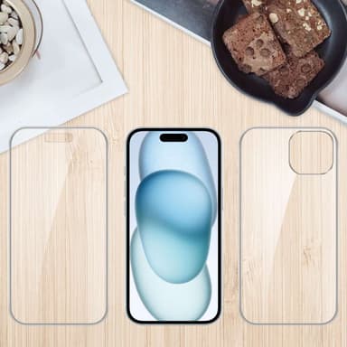 iPhone 15 PLUS Suojakuori Case Cover (Läpinäkyvä)