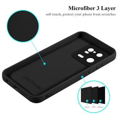 Xiaomi 13 Pro 5G Suojakuori Kotelo Case (Musta)