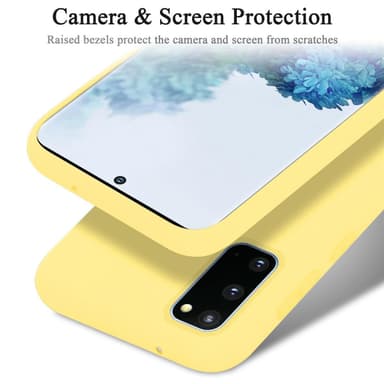 Samsung Galaxy S20 Suojakuori Kotelo (Keltainen)