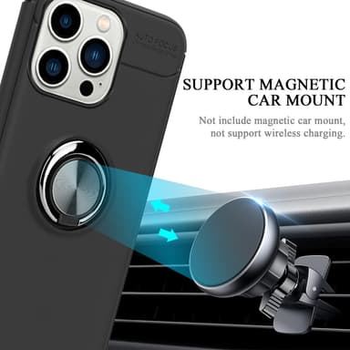 iPhone 14 PRO Suojakuori Kotelo (Musta)