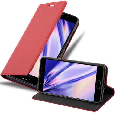 WIKO U FEEL PRIME Suojakuori Lompakkokotelo (Punainen)