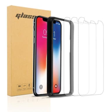 iPhone XS MAX 3x Näytönsuoja Karkaistu lasi Suojakalvo