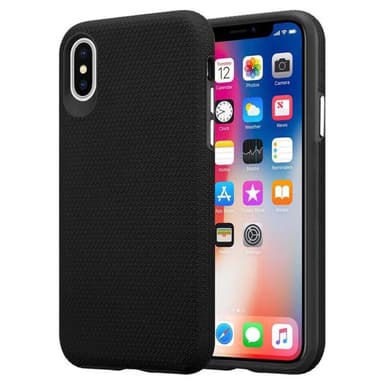 iPhone X / XS Suojakuori Kotelo (Musta)