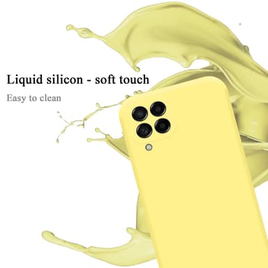 Samsung Galaxy M53 5G Suojakuori Kotelo (Keltainen)