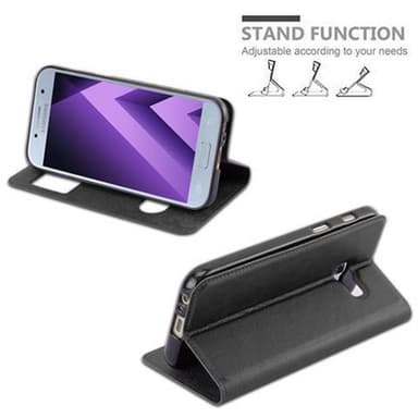 Lompakkokotelo Samsung Galaxy A3 2017 Case (Musta)