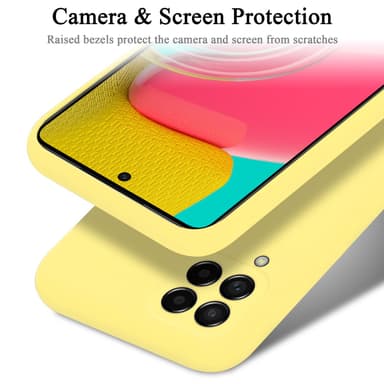 Samsung Galaxy M53 5G Suojakuori Kotelo (Keltainen)