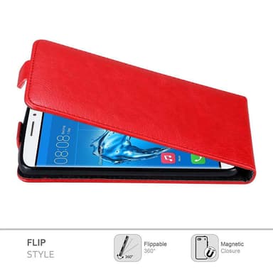 Huawei NOVA PLUS Suojakuori Lompakkokotelo (Punainen)