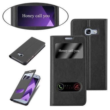 Lompakkokotelo Samsung Galaxy A3 2017 Case (Musta)