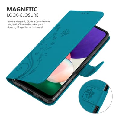 Samsung Galaxy A22 5G Suojakuori Lompakkokotelo