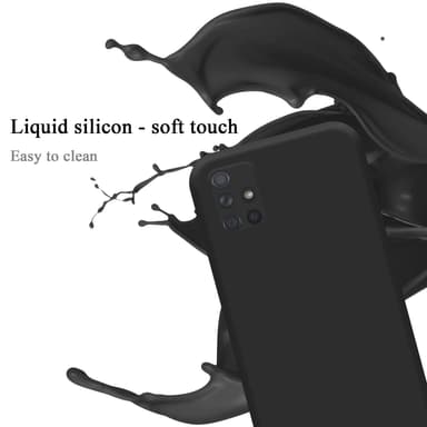 Samsung Galaxy A51 4G / M40s Suojakuori Kotelo (Musta)
