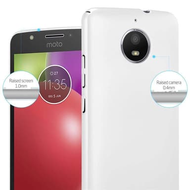 Motorola MOTO E4 Suojakuori Kotelo Cover (Hopea)