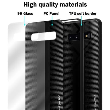 Samsung Galaxy S10 4G Suojakuori Kotelo (Musta)