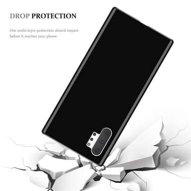 Samsung Galaxy NOTE 10 PLUS Suojakuori Kotelo (Musta)