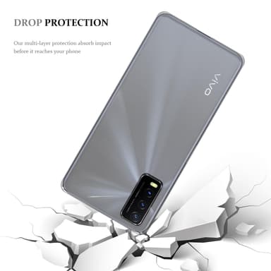 Vivo Y20s Suojakuori Kotelo (Läpinäkyvä)