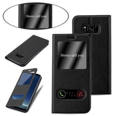 Lompakkokotelo Samsung Galaxy S8 PLUS Case (Musta)
