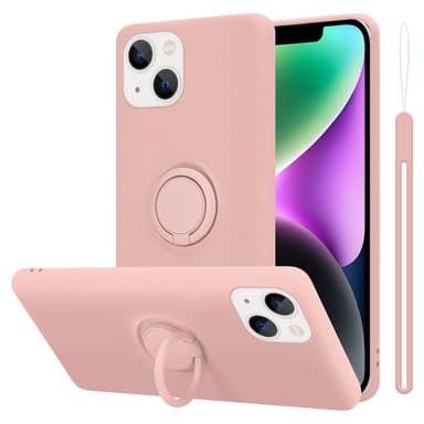iPhone 14 Suojakuori Case Kotelo (Vaaleanpunainen)