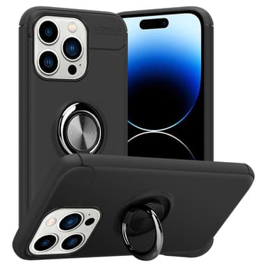 iPhone 14 PRO Suojakuori Kotelo (Musta)