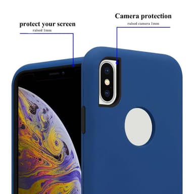 iPhone X / XS Suojakuori Kotelo (Sininen)