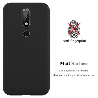 Suojakuori Nokia 6.1 PLUS / X6 Kotelo (Musta)
