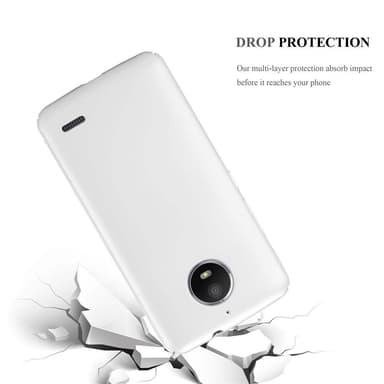 Motorola MOTO E4 Suojakuori Kotelo Cover (Hopea)