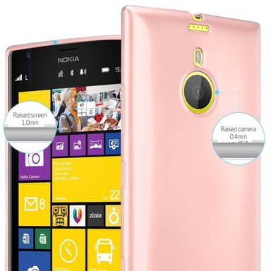 Nokia Lumia 1520 Suojakuori Kotelo (Vaaleanpunainen)