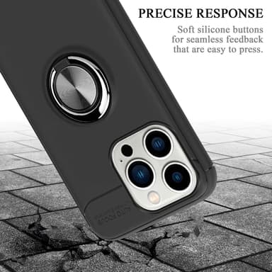 iPhone 14 PRO Suojakuori Kotelo (Musta)
