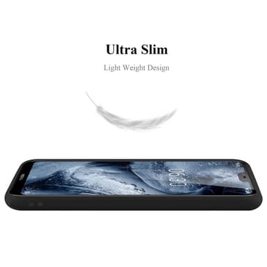 Suojakuori Nokia 6.1 PLUS / X6 Kotelo (Musta)