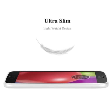 Motorola MOTO E4 Suojakuori Kotelo Cover (Hopea)