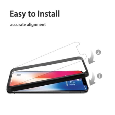 iPhone XS MAX 3x Näytönsuoja Karkaistu lasi Suojakalvo