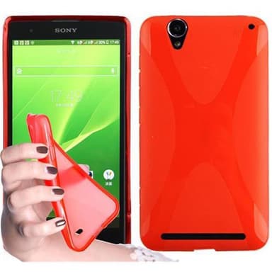 Sony Xperia T2 ULTRA Suojakuori Cover (Punainen)
