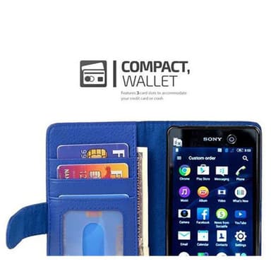 Sony Xperia M5 Suojakuori Kotelo (Sininen)